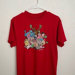 Vintage Y2K DGK x Cartoon Network Skateboarding T Shirt Size Medium